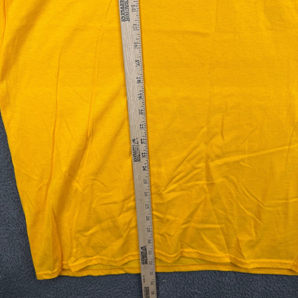 Jean-Michel Basquiat Graphic T-Shirt Mens 3X Yellow Cotton Art Skull Print - Picture 4 of 7